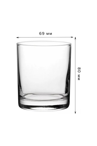 Pasabahce 6'lı Cam Bardak, Düşük 185 Ml 12197598 Beyaz