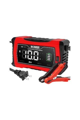 Araç Akü Şarj Cihazı, 12 V, 6 A Ve 24 V, Kükürtünleştirici Akıllı Lcd Pil Şarj Cihazı Sıcaklık Telafisi İl