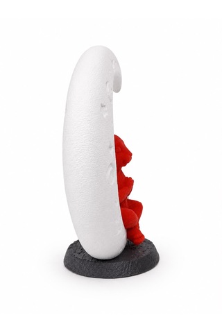 Zen Tavşanı 15cm Dekoratif Biblo 3d Baskı