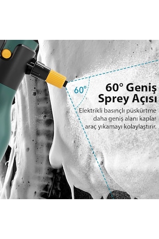 Ally 2l Yüksek Basınçlı Şarjlı Köpük Makinası Oto Yıkama Pompası Köpük Püskürtücü- 5775