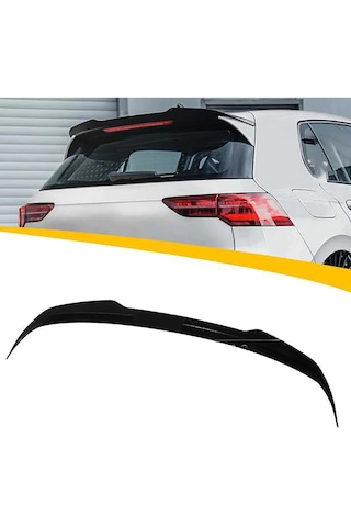Vw Golf 8 Gtı Spoiler Parlak Siyah Spoyler Plastik İthal