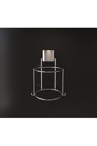Decorev Dc-4792 Dekoratik Krom Yapıştırmalı Fön Banyo Metal Saç K