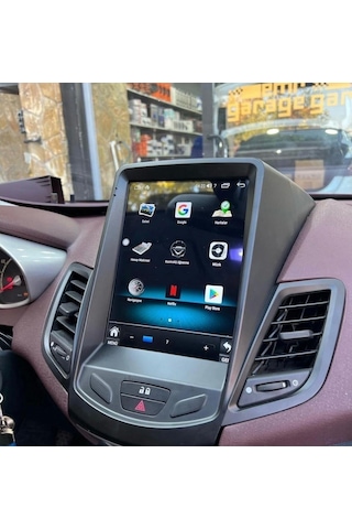 Ford Fiesta Tesla 2009-2018 -9.7'' Android Gerçek 4+64 Gb Ram/4çekirdek 1.6ghz/bt-carplay 9"