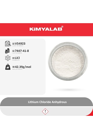Kimyalab Lityum Klorür 100 G