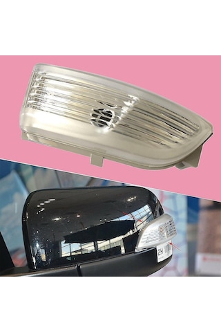 Yifomall Ford Everest & Ranger T6 Sol Yan Ayna Sinyal Lamba Kapağı - Abs Malzeme, Kolay Montaj