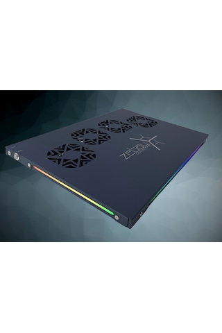 Zebay 4 Fanlı Rgb Ledli Hoparlörlü İnce Oyuncu Laptop Soğutucu