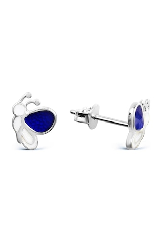 Gümüş Kelebek Küpe Gümüş