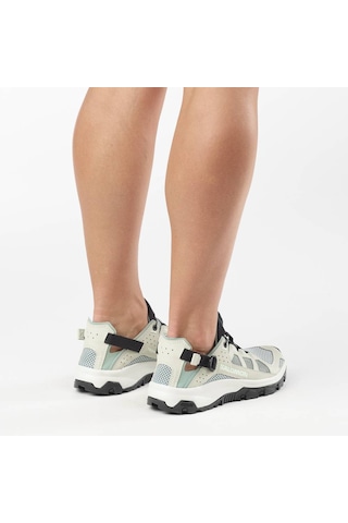 Salomon Techamphibian 5 W Kadın Sandalet Tipi Kaymaz Ayakkabı L49110700 Green Milieu/urban Chic/clearly Aqua
