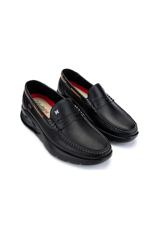 Callaghan Erkek Hakiki Deri Siyah Casual Ayakkabı 618 47501 Erk Ayk Y22 Negro Siyah