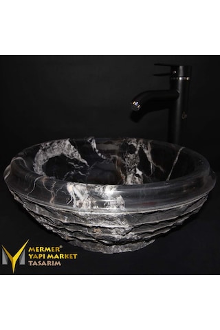 Toros Siyah Dışı Çizik Patlatma V Lavabo