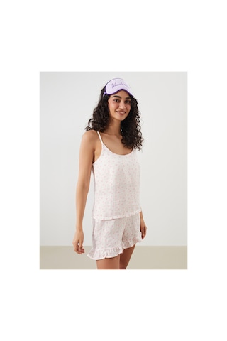 LC Waikiki Alıta Cıty Farkıyla U Yaka Çiçekli Askılı Kadın Şortlu Pijama Takımı Belirtilmemiş - 919307094 Belirtilmemiş