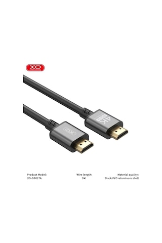 Gb017a Hdmı Dijital 4k 3m Data Veri Aktarım Bağlantı Kablosu - 60hz Hd Görüntü Aktarımı