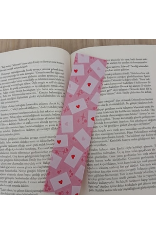 Kitap Ayracı - Sevimli Kalpler Zarf