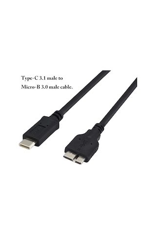 Molix Type-C - Micro B 3.0 Sabit Disk Veri Kablosu 1.5 M