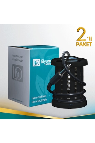 Lilyum İyon Elektrot Array Ayak Cihazı Siyah 2'li Paket
