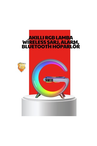 Northcity Kablosuz Şarjlı Atmosfer Lambası: Bluetooth Hoparlör, Akıllı Alarm Ve Çok Fonksiyonlu Dekoratif Işık Kaynağı