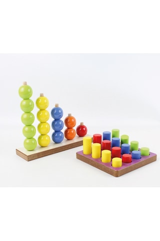 Ahşap Büyükten Küçüğe Sıralamayı Öğreniyorum