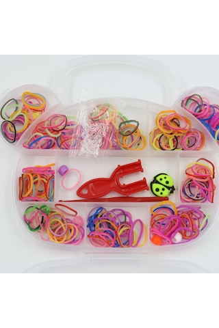 Lastik Bileklik Yapım Seti Kelebek Kutulu 16cm X 19cm
