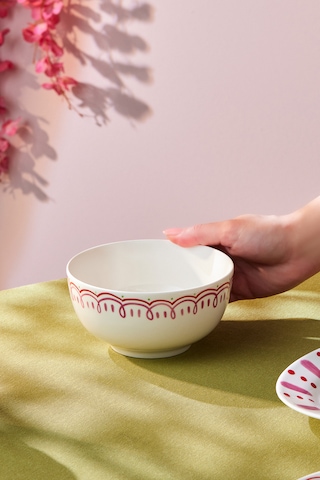 Karaca Cherry Time Noodle Kase 14 Cm Kırmızı