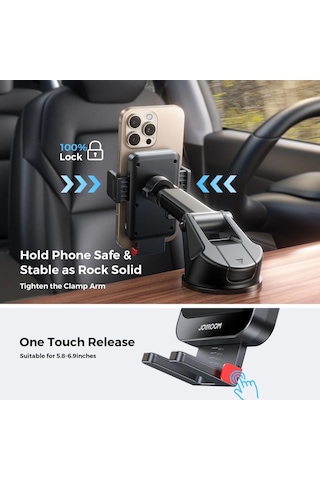 Joyroom Jr-zs241s Wıreless Araç İçi Şarj Telefon Tutucu Siyah Diğer
