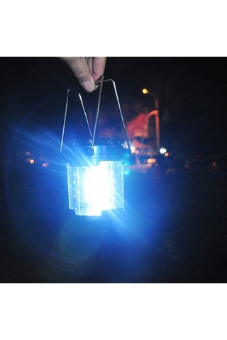 Dancemonkey Geeksen 12 Led'li Kamp Feneri - Taşınabilir, Asmalı, Parlak Işık, Pusulalı, Pil İle Çalışır, Renkli Fener Çok Renkli