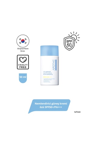 Apothe Uv Cera6x Lacto Aqua Sun Ess. Spf50+/pa+++ 50 Ml Nemlendirici Güneş Kremi Özü