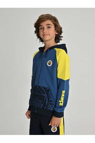 Fenerium Çocuk Trıbun Sarı Lacivert Sweat Fb Laci 24