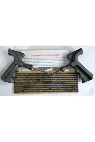 Lastik Tamir Seti:10 Adet İnce Fitil, Fitil Atma, Kanal Açıcı