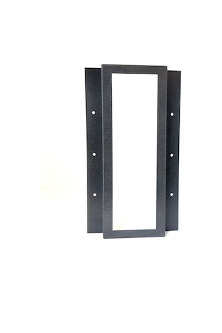 New Diafon Metal Kapı Zili Koruyucu Zil Paneli Antrasit 12x32x3