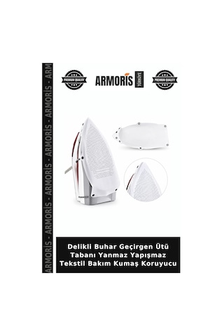 Delikli Buhar Geçirgen Ütü Tabanı Yanmaz Yapışmaz Tekstil Bakım Kumaş Koruyucu