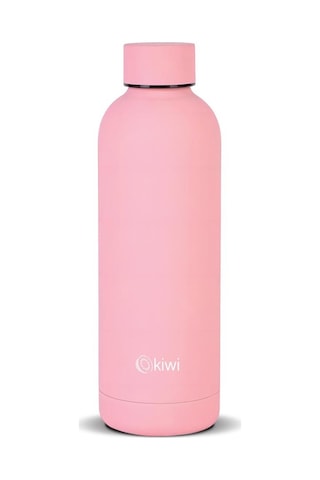 Kiwi Çift Katmanlı Paslanmaz Çelik Termos Pembe 500 Ml Kt-8689