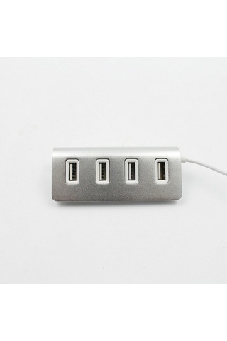 Maiyame Portlu Usb Hub Usb-a Alüminyum Genişleme Yerleştirme İstasyonu Usb2.0 Çoklu Arayüz Hub Hub Ayırıcı Dizüstü Bilgisayar Genişletici 2 Adet