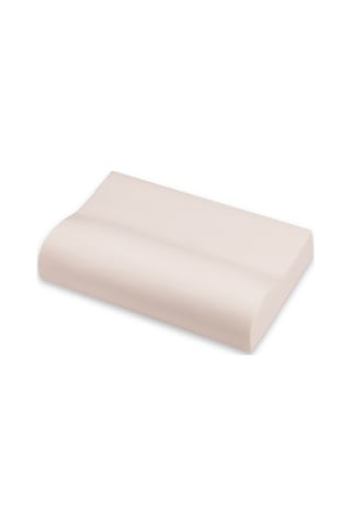Visco Ortopedik Büyük Yastık Düz Sade Beyaz