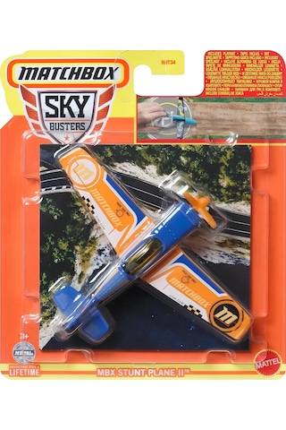 Mbx Sky Busters + Playmat Asst Mbx Stunt Plane Iı Hvm38