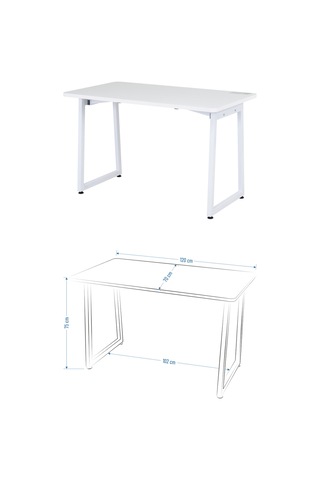 Vilinze Deniz Sandalye Biga Mdf Sabit Metal Ayak Mutfak Masası Takımı - 70x120 Cm Sigmakrem