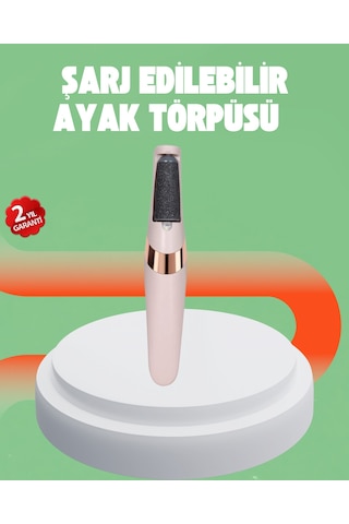 Elektrikli Ayak Törpüsü Usb Şarjlı Nasır Ve Kallus Giderici