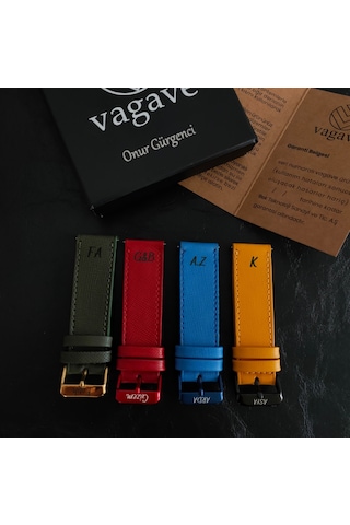 Vagave Samsung Uyumlu Active / Watch / Gear 20 Mm / 22 Mm Deri Kordon (497125572)