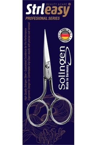 Strleasy 6360 Solıngen Çelik Kaş-bıyık Makası Metal Strleasy 6360 Solıngen Çelik Kaş-bıyık Makası Metal