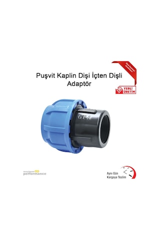 Puşvit Kaplin Dişi İçten Dişli Adaptör (Ebat Seçiniz)