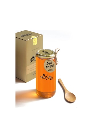 Elleye Bal Doğal Saf Geven Kekik Süzme Çiçek Balı 300 G
