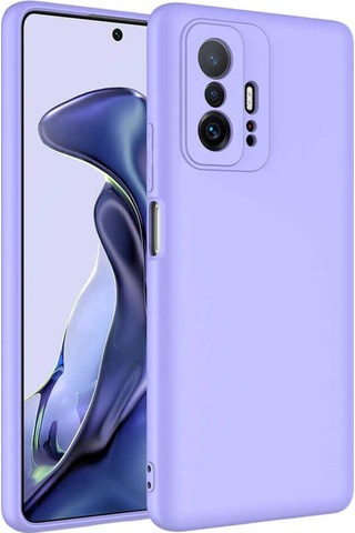 Xiaomi Mi 11t Pro 5g Uyumlu İçi Kadife Kamera Korumalı Renkli Silikon Kılıf