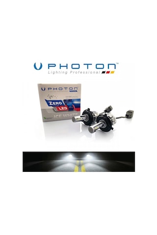 H4 PHOTON Led Xenon Oto Ampul Zero Fansız Beyaz