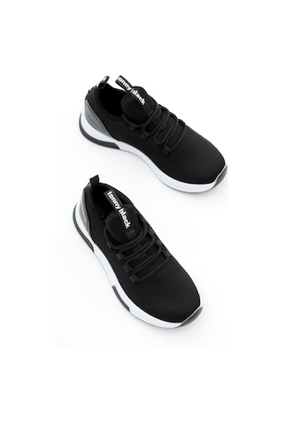 Tonny Black Unisex Siyah Beyaz Nefes Alabilen Kumaş Poli Taban Bağcıklı Spor Ayakkabı V2qnt-0 295 Siyah Beyaz Siyah - Beyaz