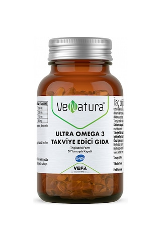 Venatura Ultra Omega-3 30 Yumuşak Kapsül