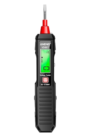 Yifomall Aneng Vd807 Akıllı Dijital Voltaj Test Kalemi - 12-300v Ac/dc, Ncv Sensörlü, Led Aydınlatmalı, Pil Hariç