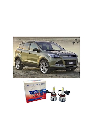 Ford Kuga 2 Led Xenon Kısa Far Ampulü H7 Duo Yeni Seri Beyaz 2013-2016