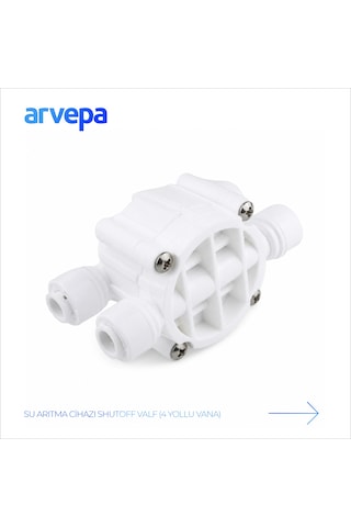 Arvepa Su Arıtma Cihazı Shutoff Valf (4 Yollu Vana) - Uzun Ömürlü