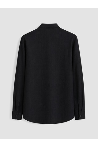 Lcwaıkıkı Classic Siyah Regular Fit Erkek Gömlek