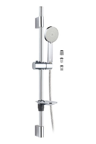 Penta 2512S Sürgülü Duş Takımı Gümüş