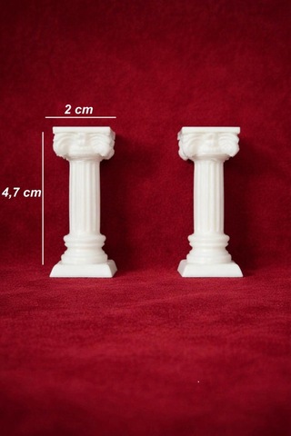 Mini Figürler 6 Lı İnsan Figürleri 2 Li Sütun Figürü Ve 1 Tane Puf Figürü Museum Of Us Müze Dekoru